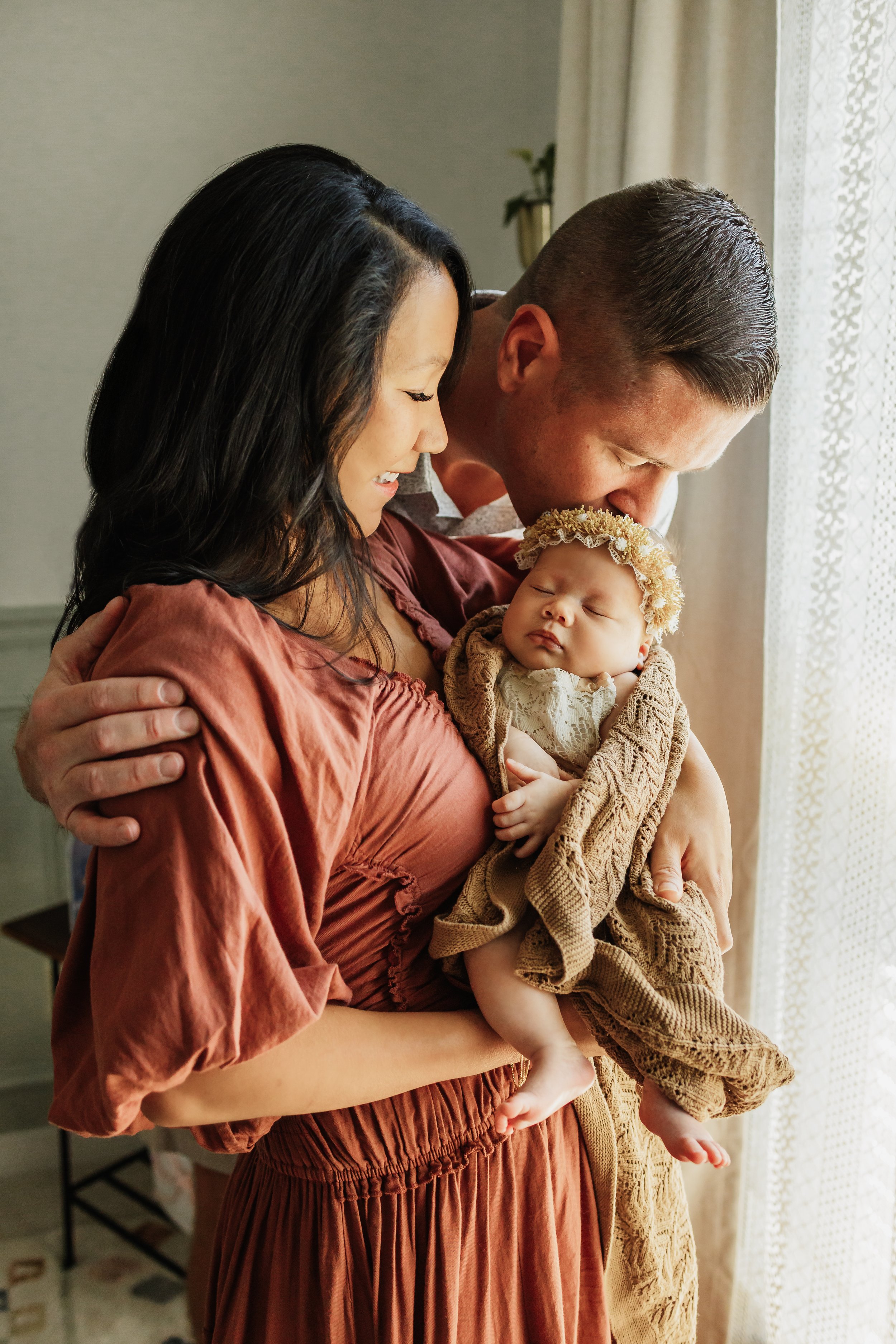 Luxury in-home newborn photography session in Pensacola by Kristen Coberly Photography