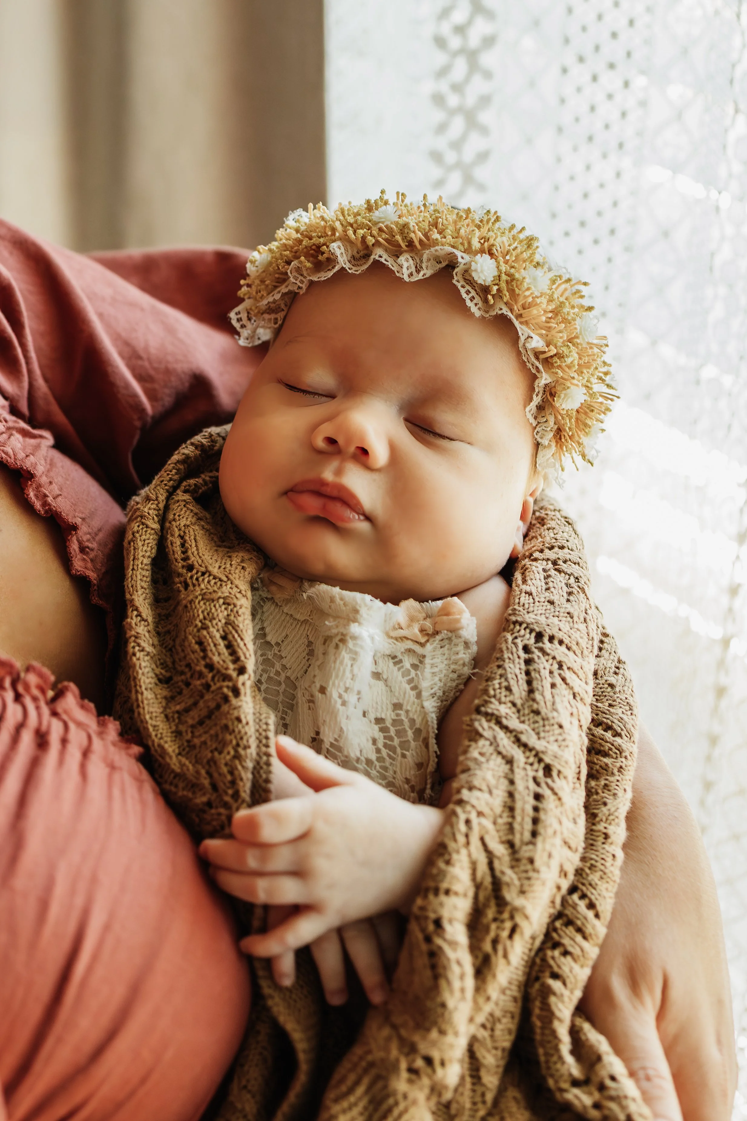 Luxury in-home newborn photography session in Pensacola by Kristen Coberly Photography