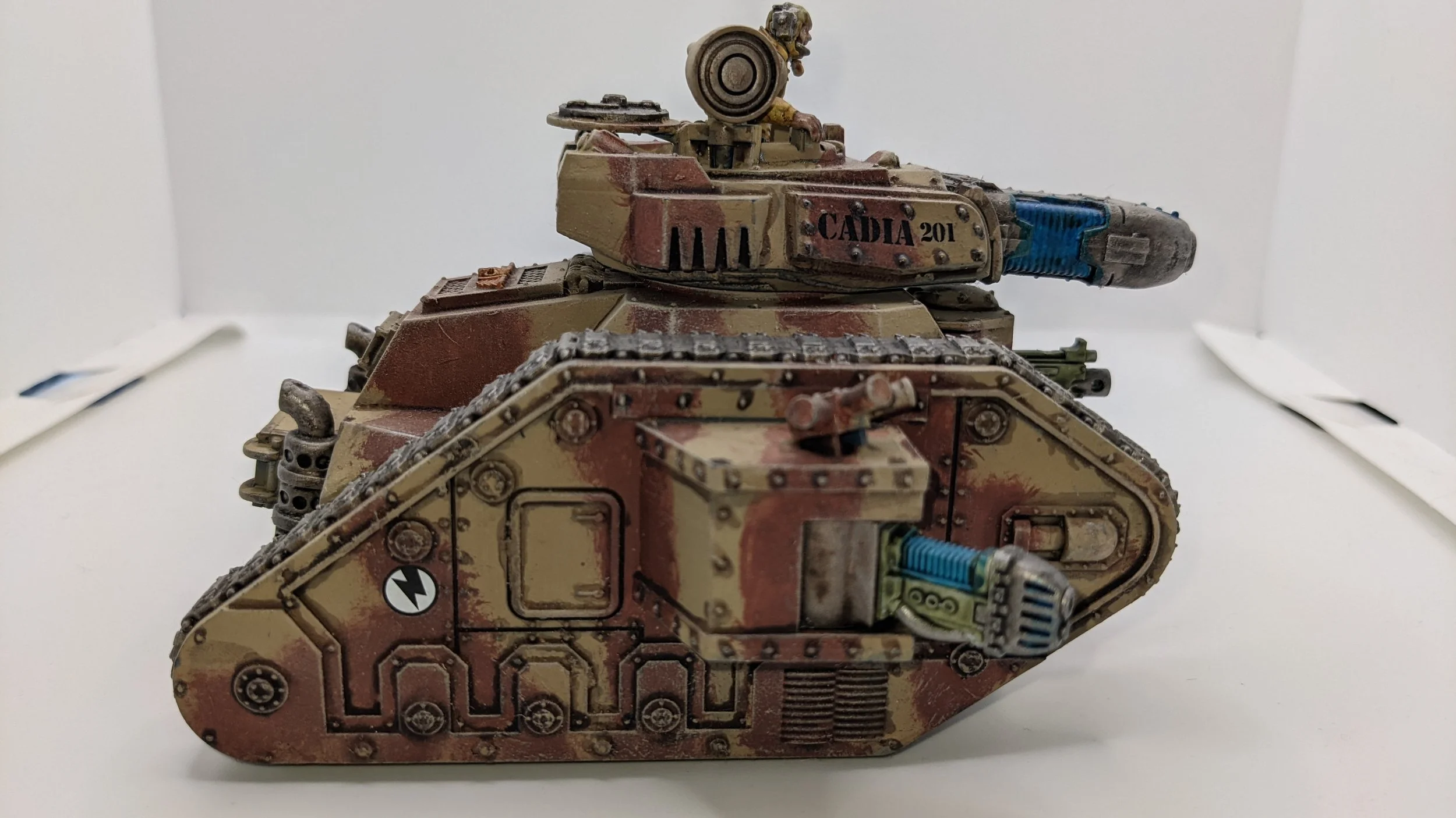 Cadian 201st Sand Shrikes Leman Russ Executioner Tank