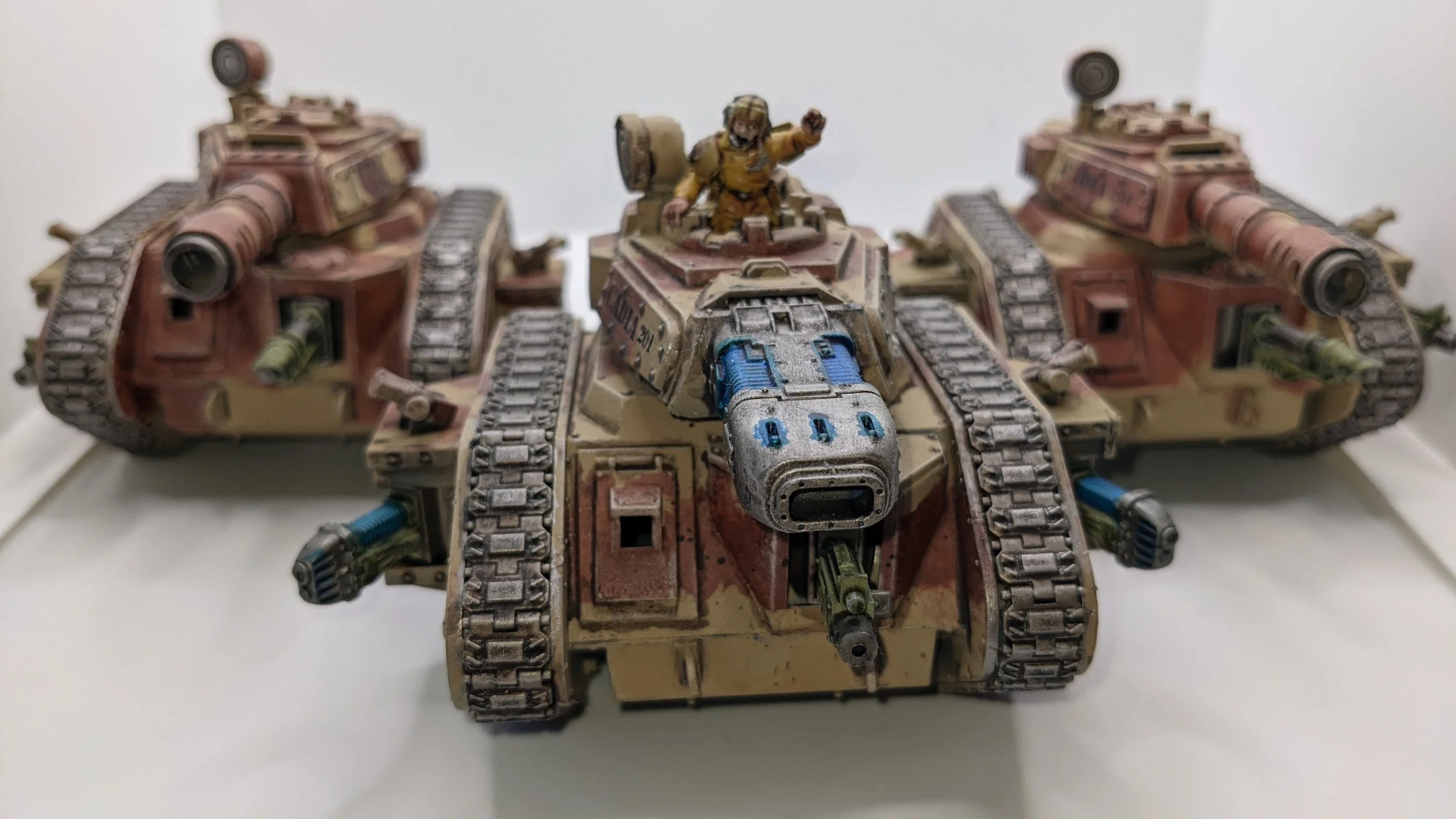 Cadian 201st Sand Shrikes Leman Russ Tank Squadron