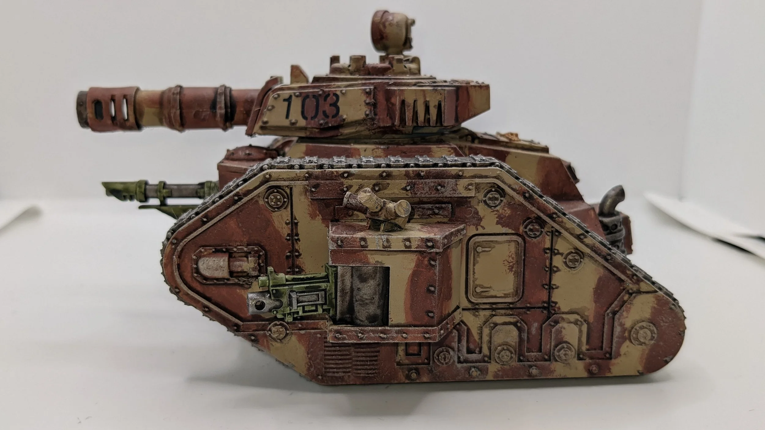 Cadian 201st Sand Shrikes Leman Russ Tank