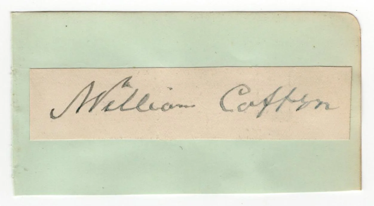 Lot 81
William Cafffyn. Surrey & M.C.C. 1849-1873. Excellent ink signature of William Caffyn on paper piece, laid down to large piece of blue album page. A very rare and desirable signature.
Estimate £500/800
