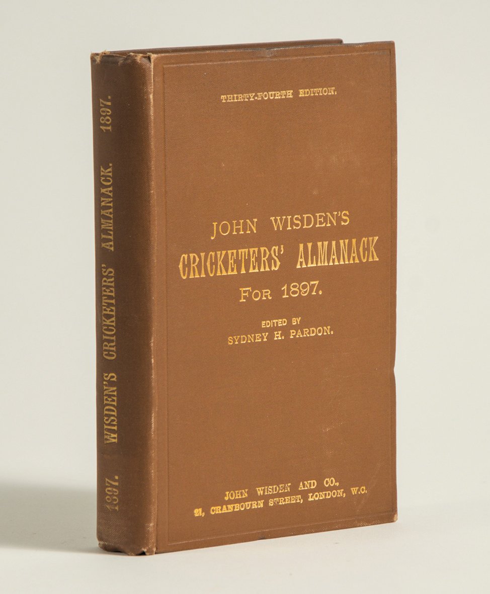 Lot 1436

Wisden Cricketers’ Almanack 1897. 34th edition. Original hardback. Ink library stamp for the Liverpool Cricket Club to inside front board. A rare early hardback edition in lovely condition. The rare second issue of the original hardback, wh