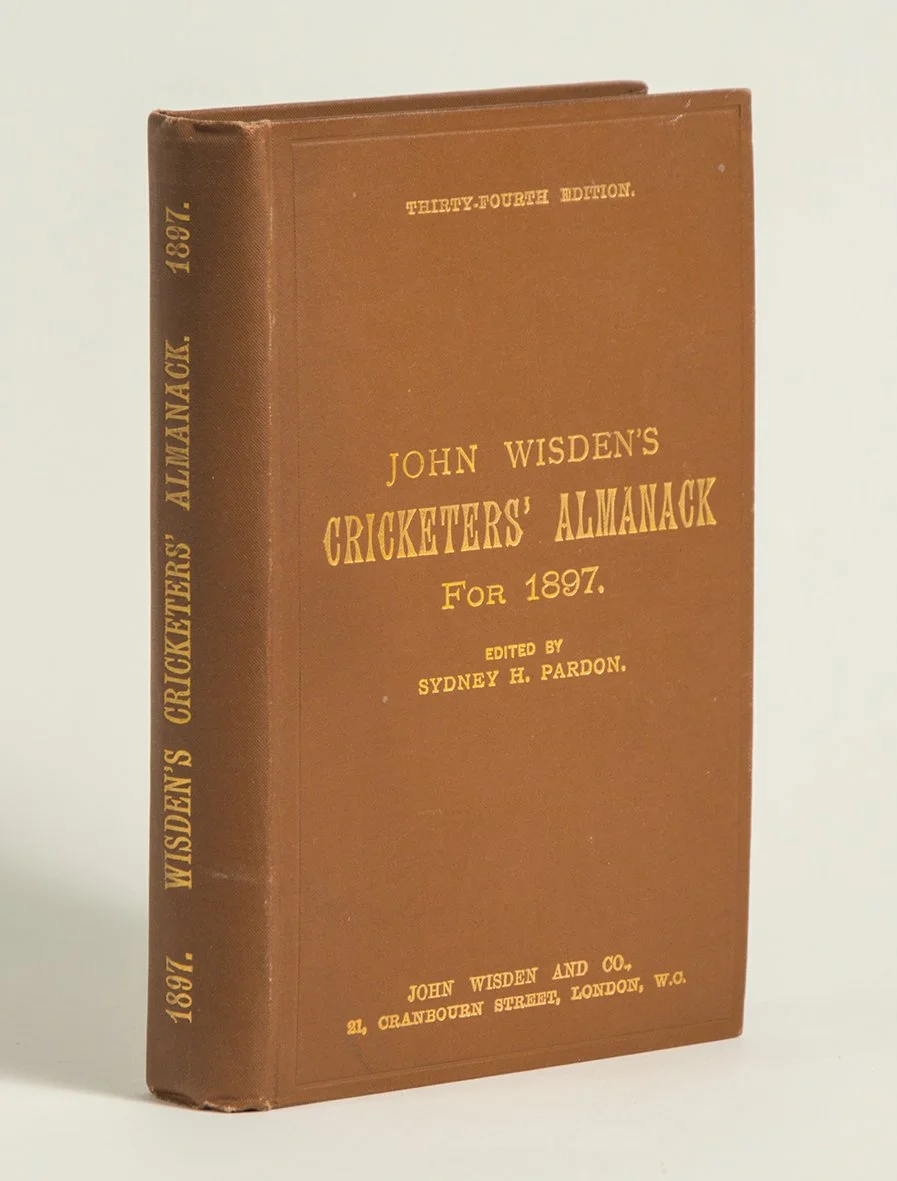 Lot 1169

Wisden Cricketers’ Almanack 1897. 34th edition. Original hardback. The rare second issue of the original hardback, which was first introduced in 1896.

Estimate  £4000/6000