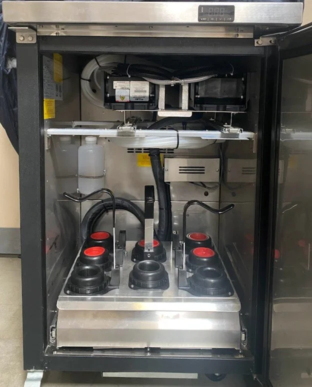 Single Door Chill with Easy Access Bottles and Pumps