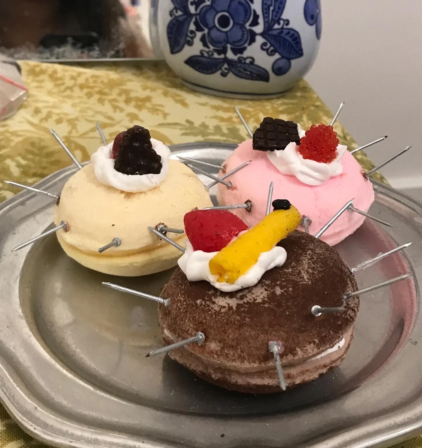 Tea for Three Close-Up Macrons