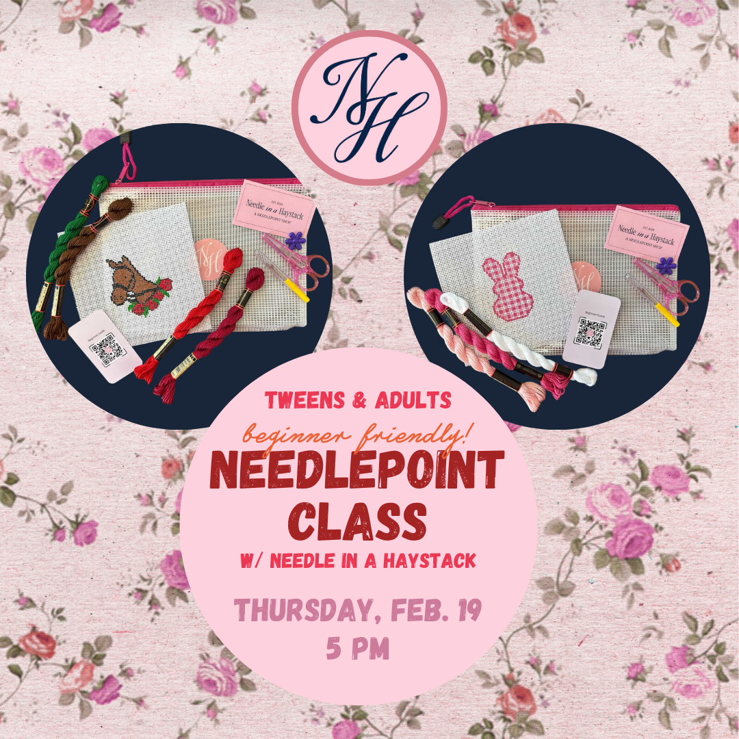Needlepoint for Beginners - Thursday, Feb. 19th @ 5PM