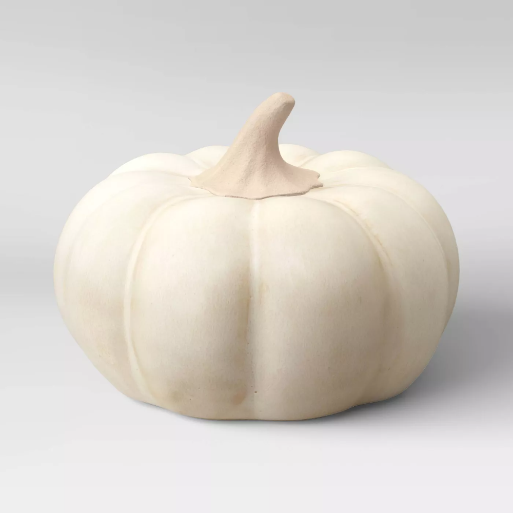 Small Ceramic Pumpkin Cream - Threshold™.png