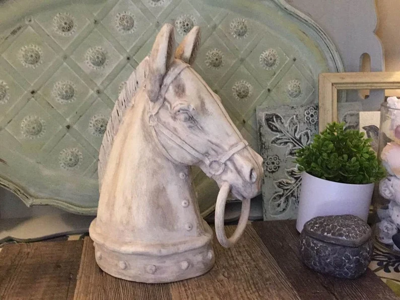 Horse Equestrian Farmhouse horse bust upcycled primitive _ Etsy.png