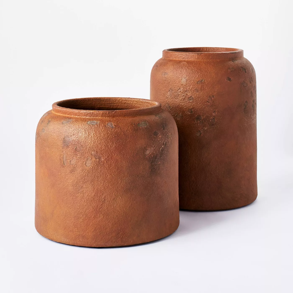 11_ x 8_ Rustic Vase Brown - Threshold™ designed with Studio McGee.png
