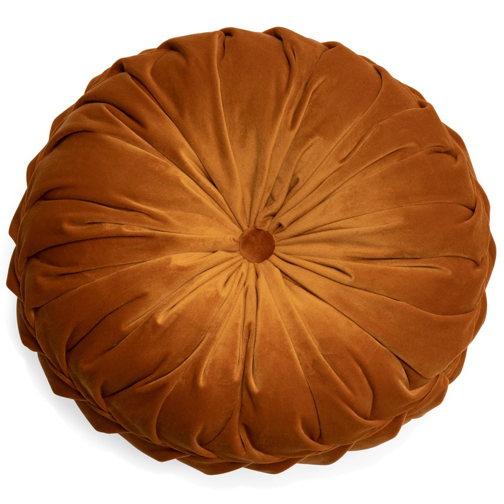 Round Pleated Velvet Decorative Pillow, 16_ by Drew Barrymore Flower Home - Walmart_com.png