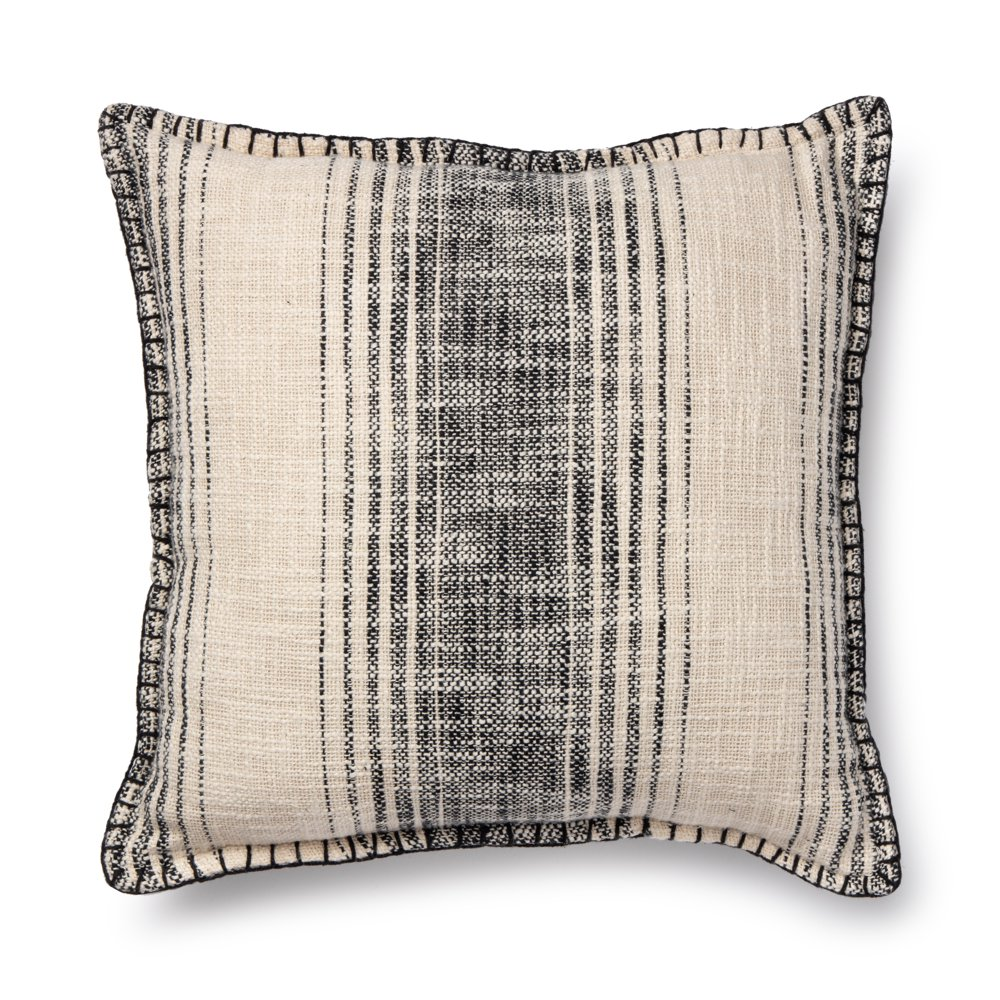 Better Homes & Gardens Reversible Stripe Decorative Square Pillow, 20_ x 20_, Black, Single Pillow - Walmart_com.png