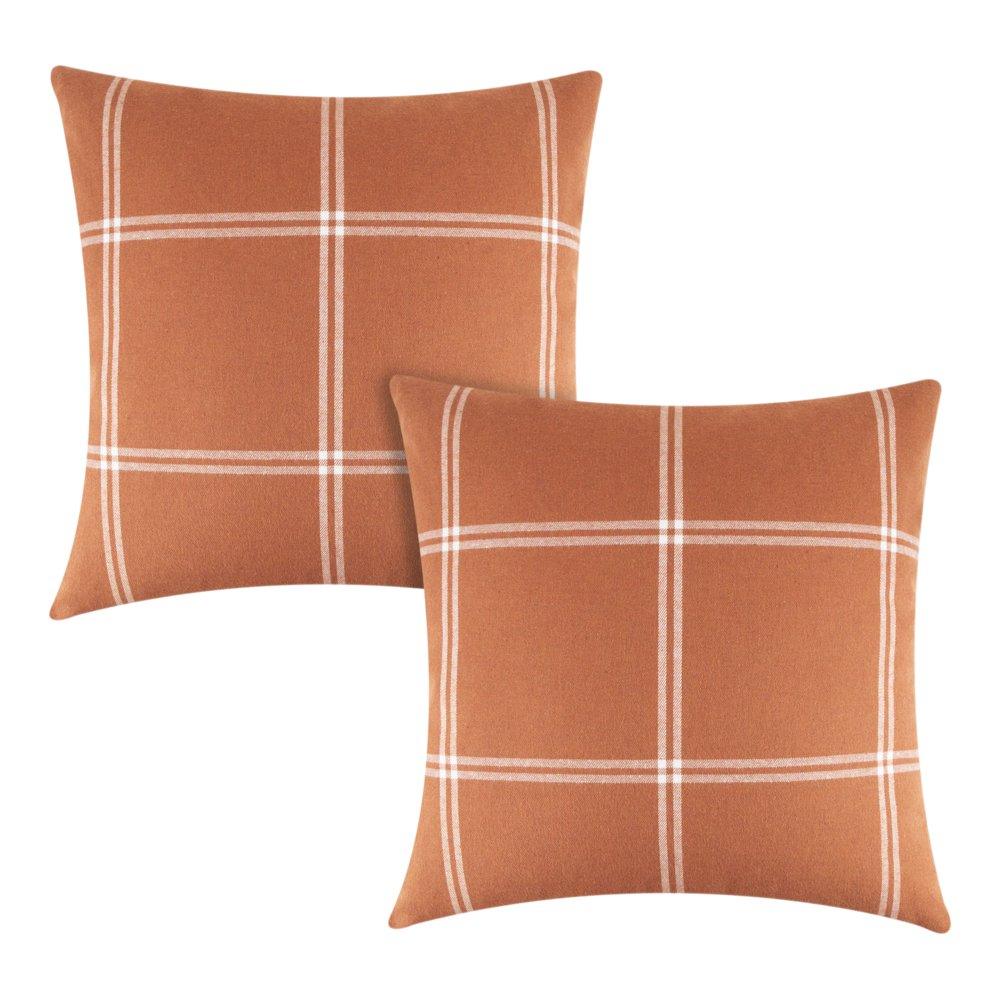 Better Homes & Gardens Reversible Windowpane Plaid to Solid Decorative Throw Pillow Cover, 2 Pack (2).png