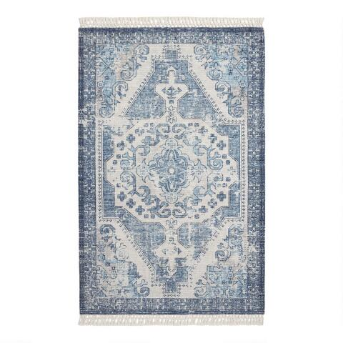 Indigo Blue Distressed Persian Style Indoor Outdoor Patio Rug by World Market.png