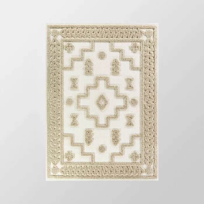 Outdoor Rug Tufted Geo Cream - Opalhouse™.png