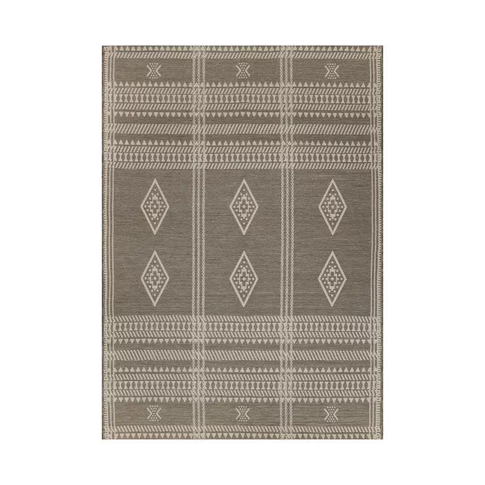 Six Diamond Outdoor Rug Linen - Threshold™.png