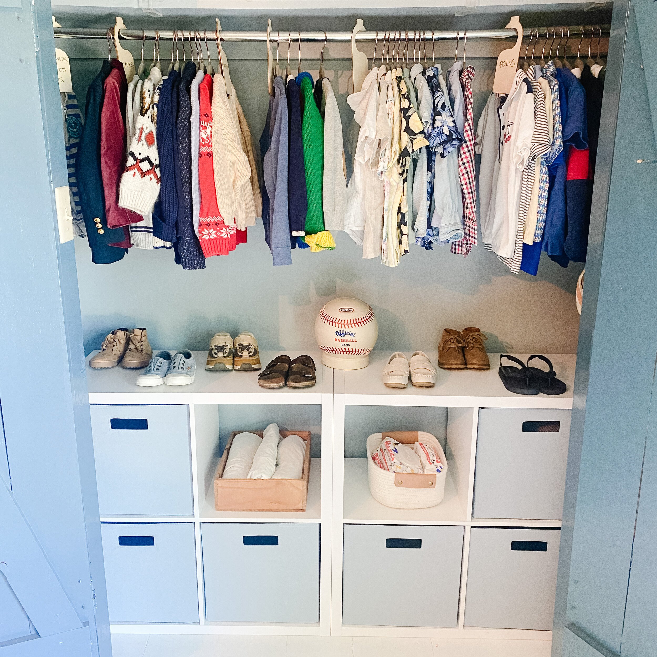 How to Create a Clothes Organizer for Baby Clothes - The Default Cook