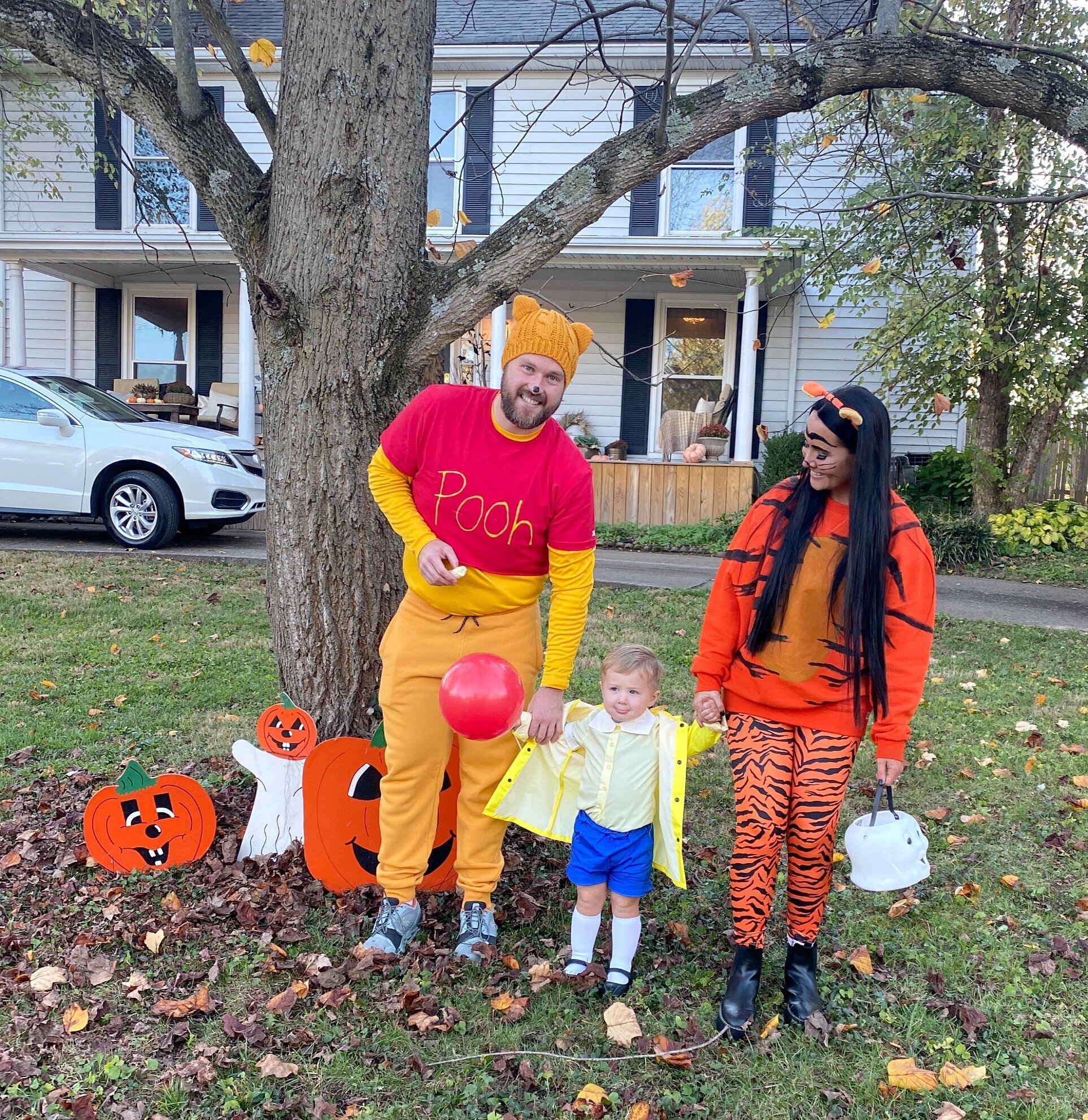 Diy Family Winnie The Pooh Costumes From Gathered Living