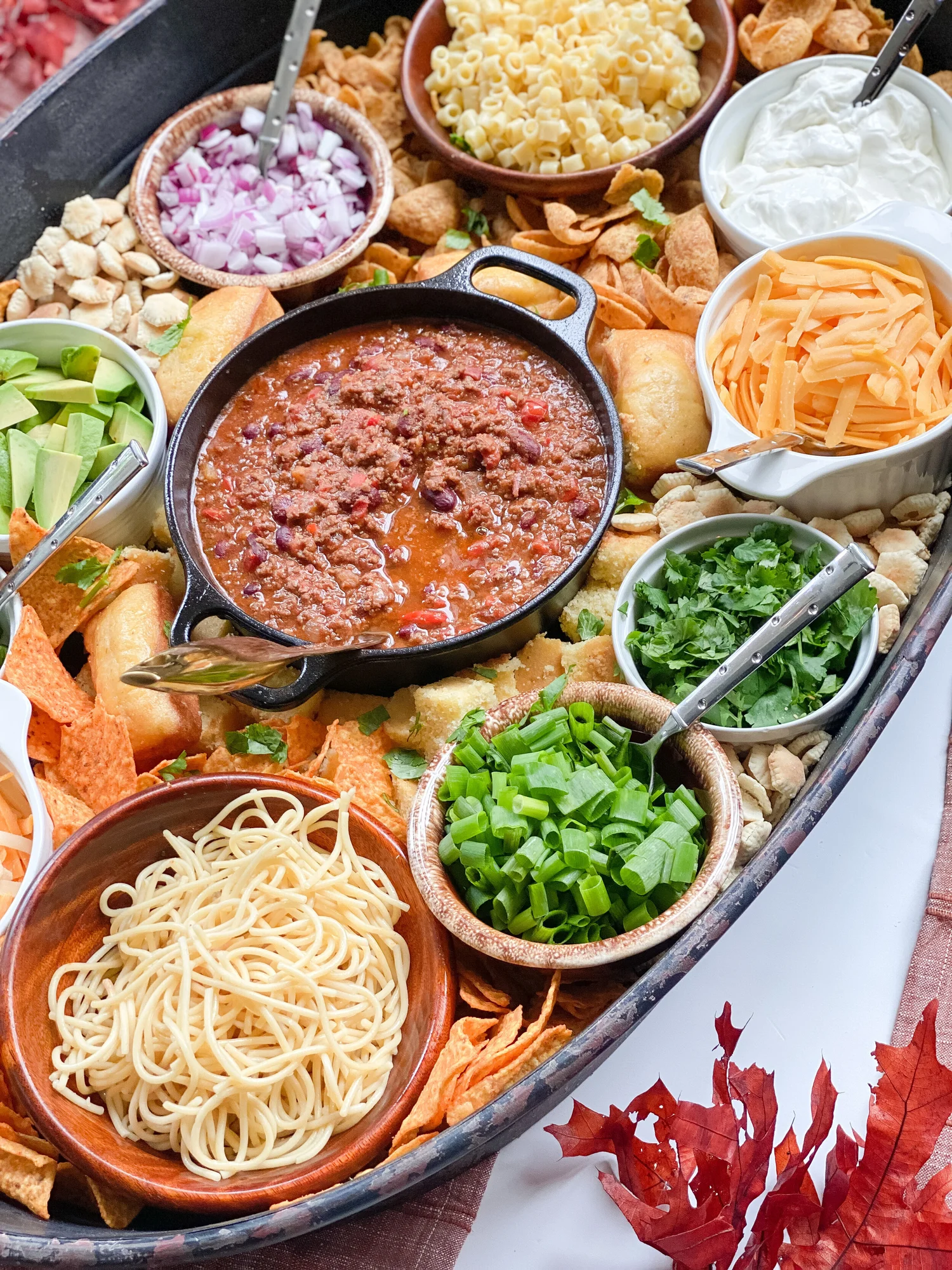 Easy + Delicious Fall Chili Board — Gathered Living