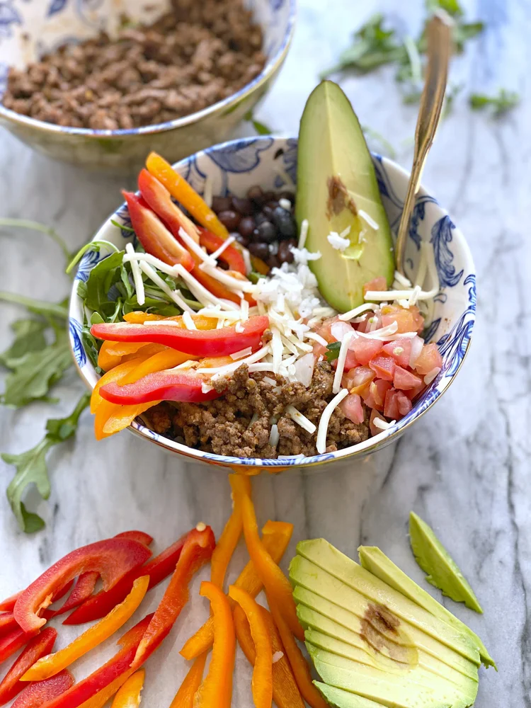 Easy Beef Burrito Bowls — Gathered Living