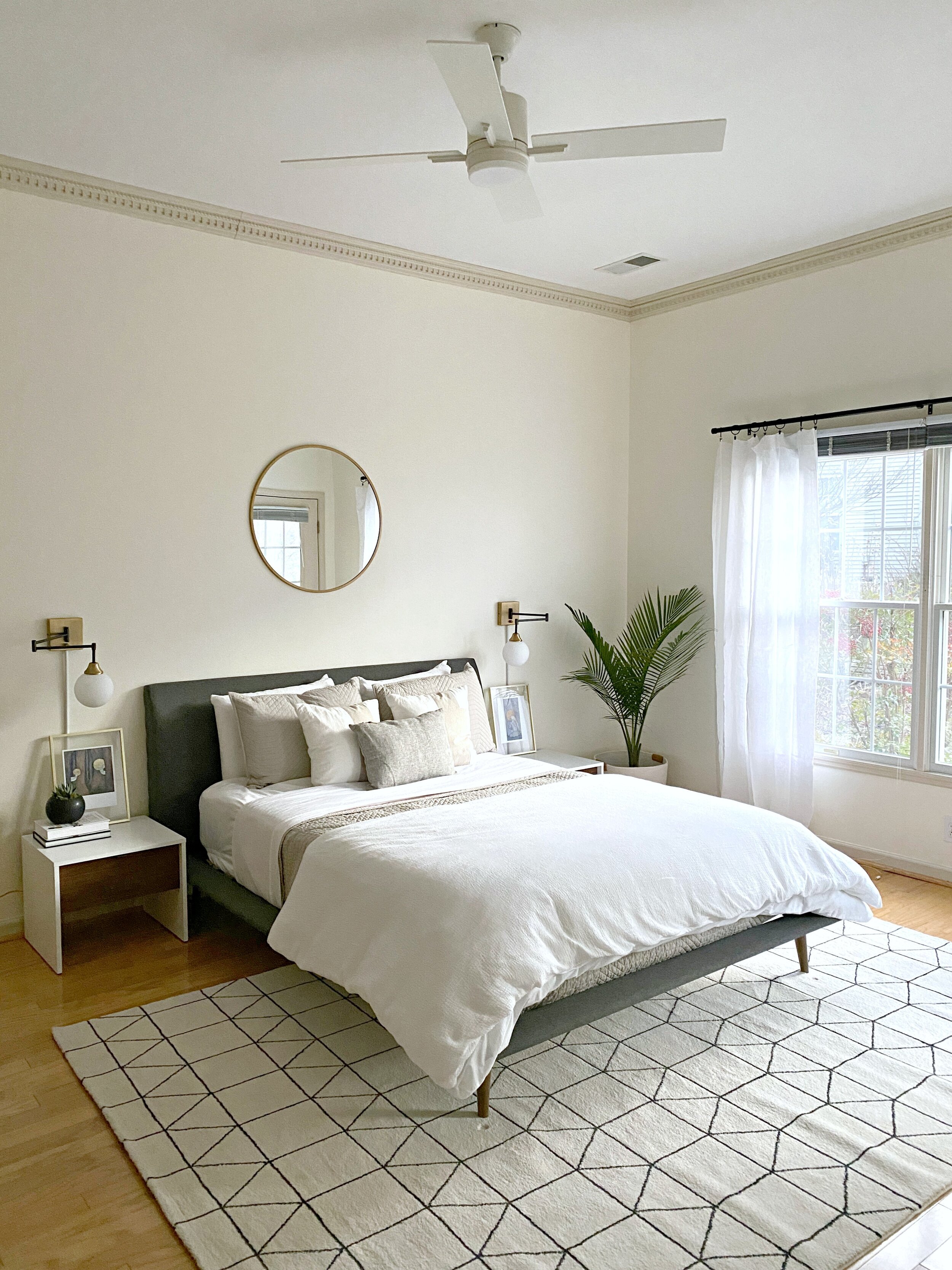 Minimal Spa Like Master Bedroom Makeover Gathered Living Image Asset