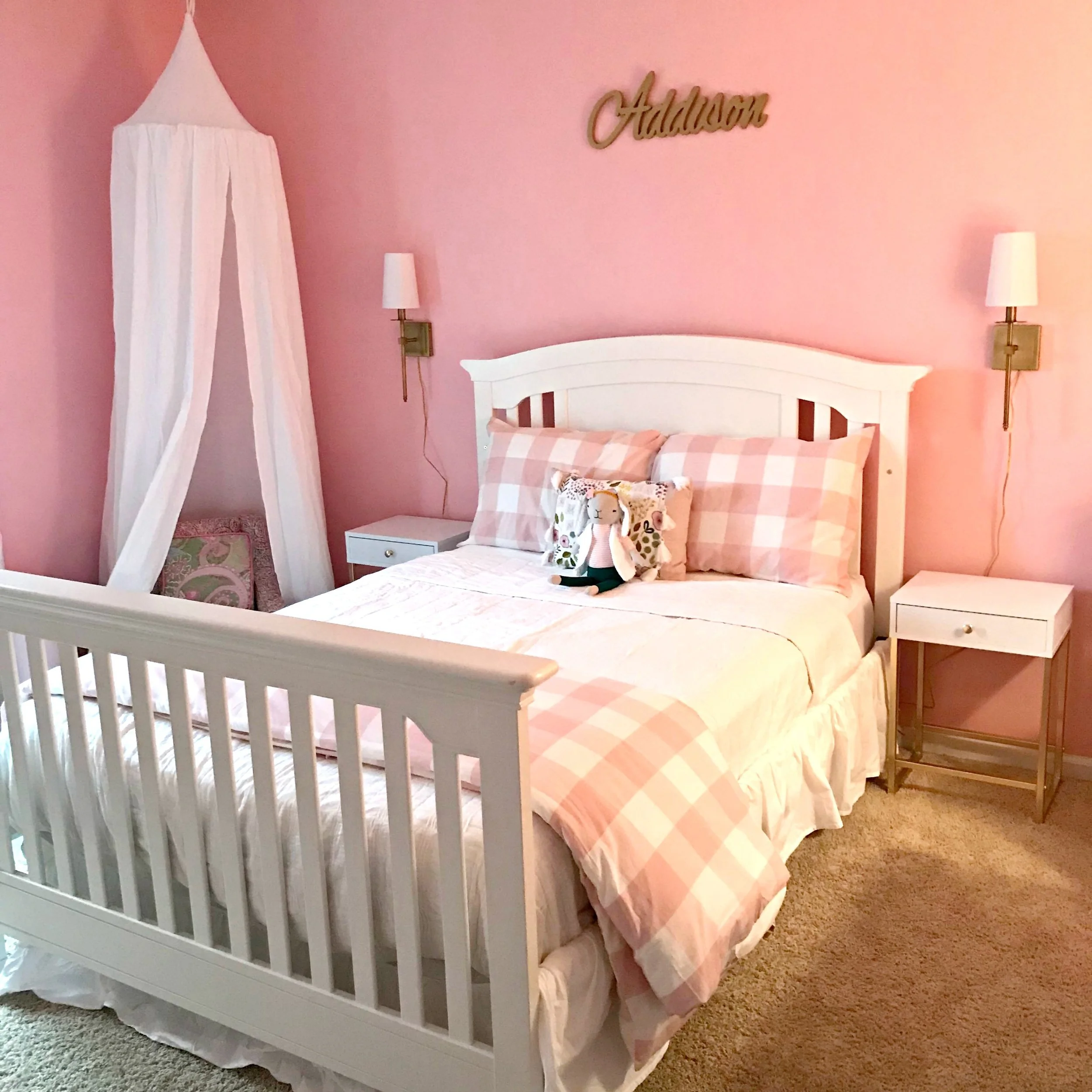 Preppy Pink Little Girl's Room ??? Gathered Living