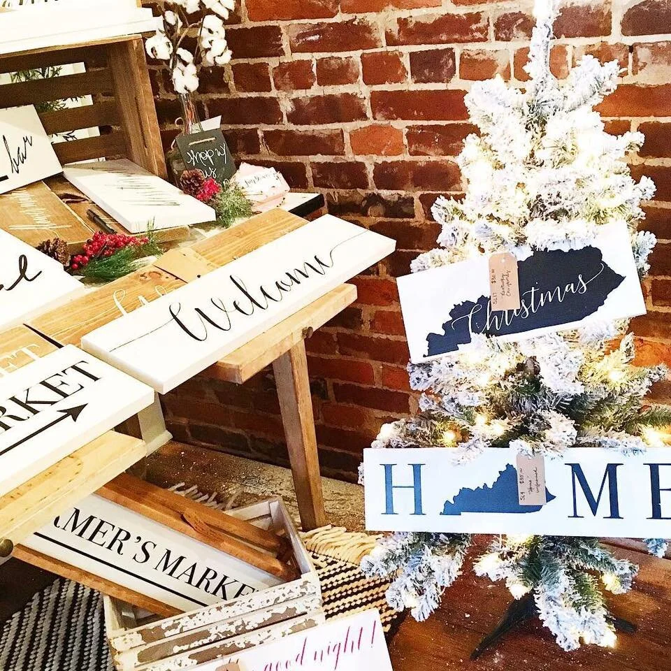 Holiday Sign Making Workshop at The Amsden