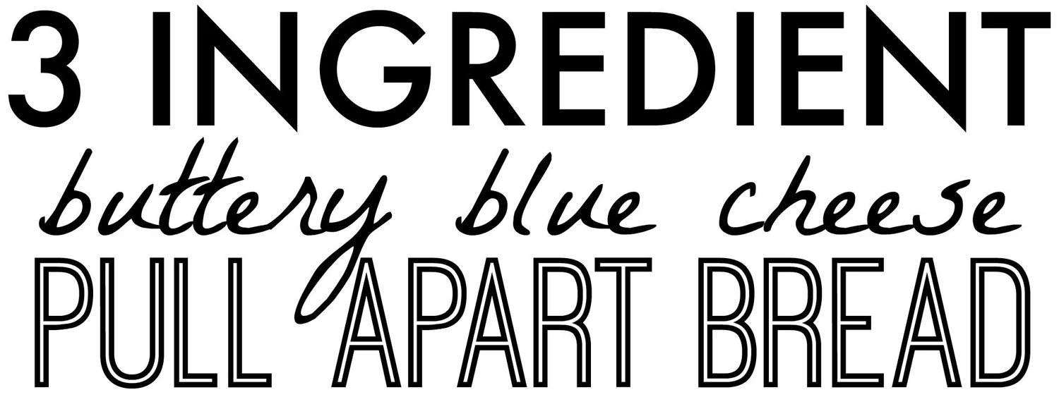3 Ingredient Buttery Blue Cheese PullApart Bread — Gathered Living
