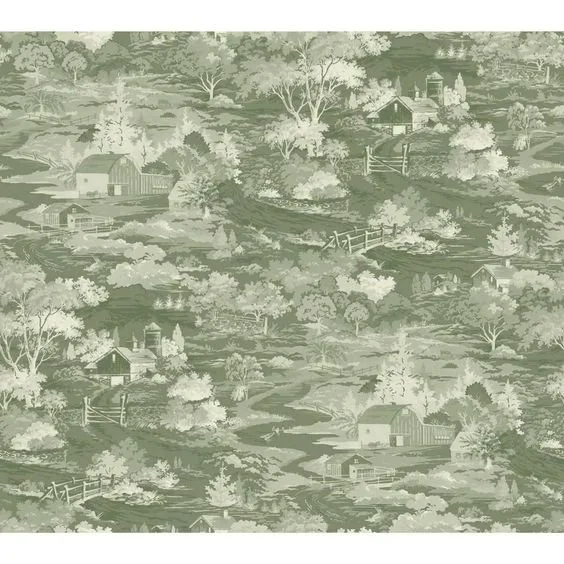 Magnolia Countryside Toile- Olive