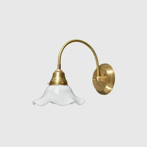 Fluted Glass Sconce