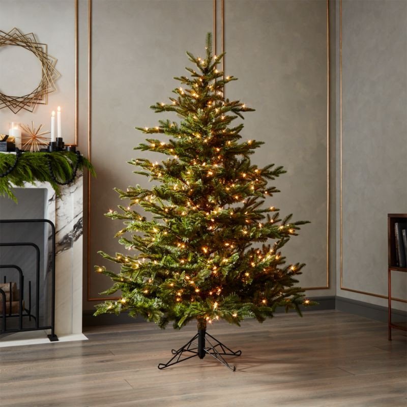 6-ft Pine Artificial Christmas Tree with LED Lights + Review
