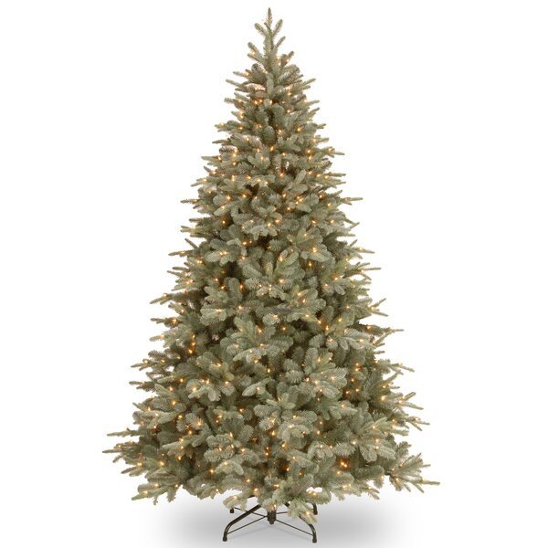 ooper 7.5' H Green Realistic Artificial Spruce Christmas Tree with 750 Clear/White Lights (Copy)