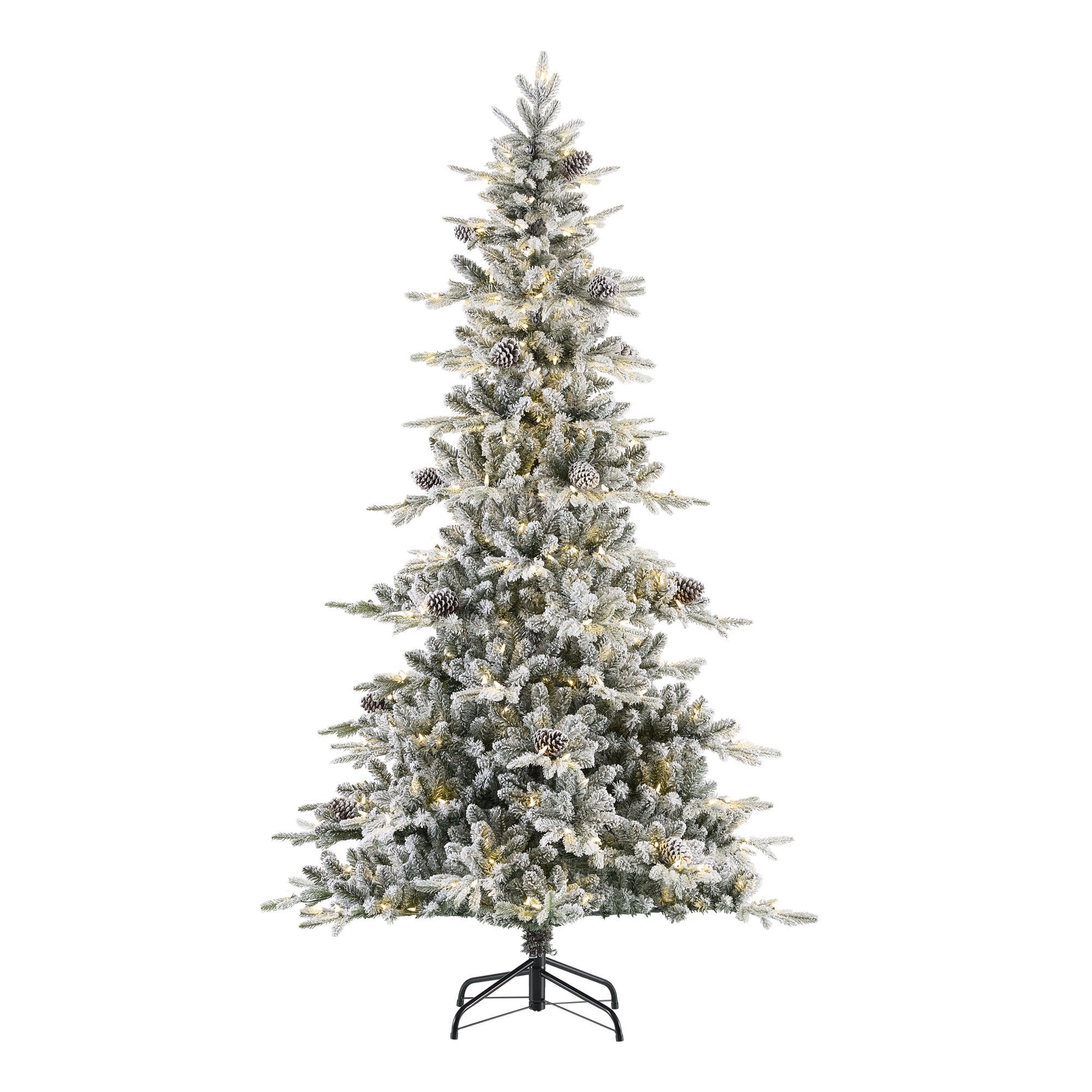 Holiday Time 7.5-Foot Pre-Lit Artificial Flocked Sierra Christmas Tre (Copy)