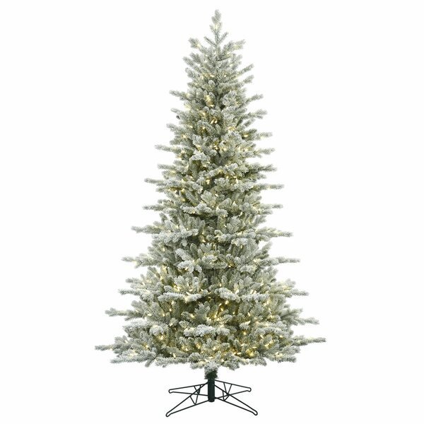 ADD TO FAVORITES The Holiday Aisle® 9' Frosted Eastern Frasier Fir Artificial Christmas Tree With 800 Warm White (Copy)