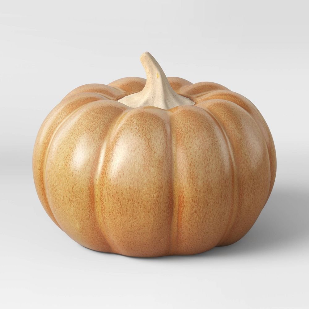 Medium Ceramic Pumpkin Orange - Threshold™