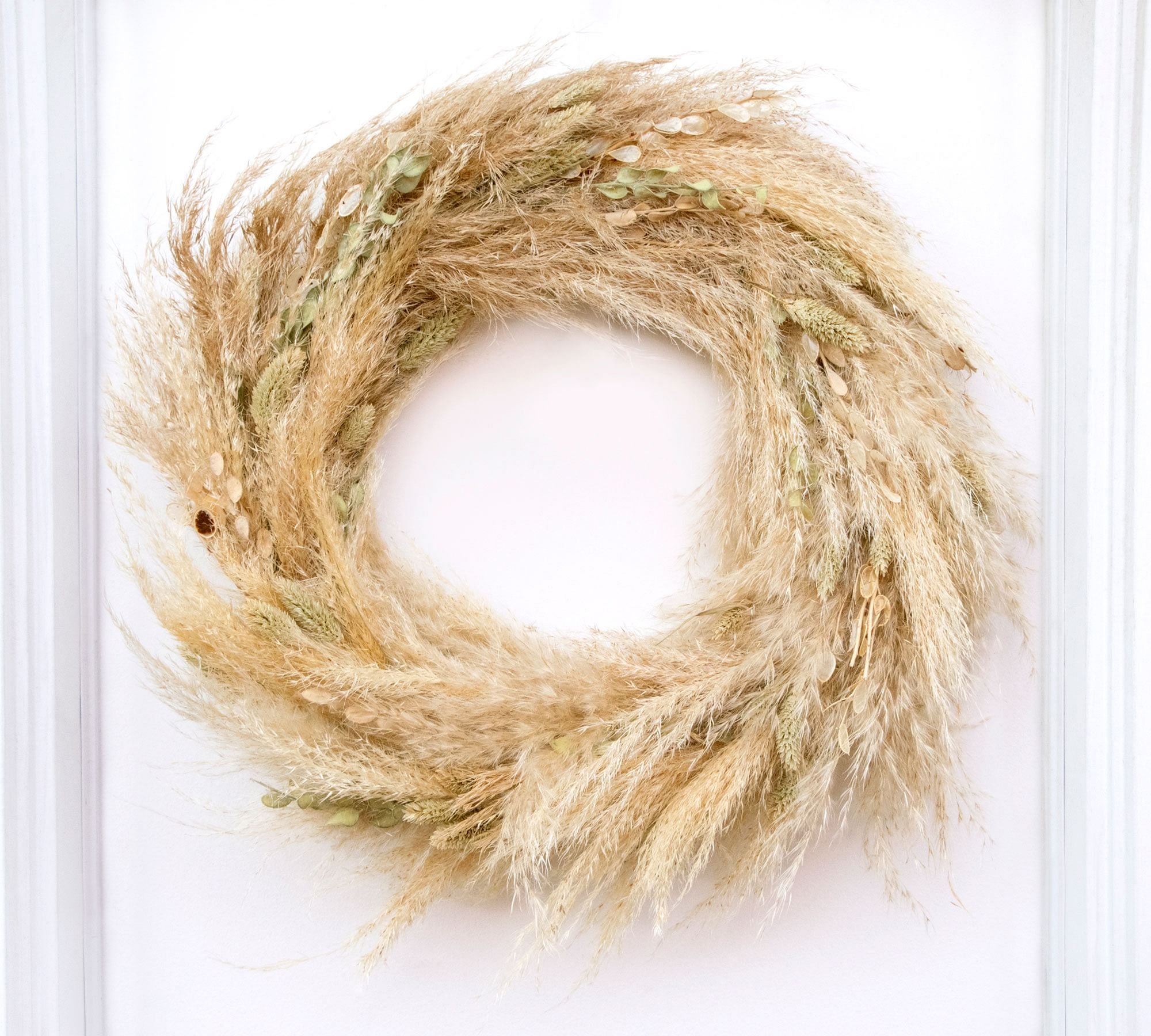 Pampas Grass Wreath - 18"W