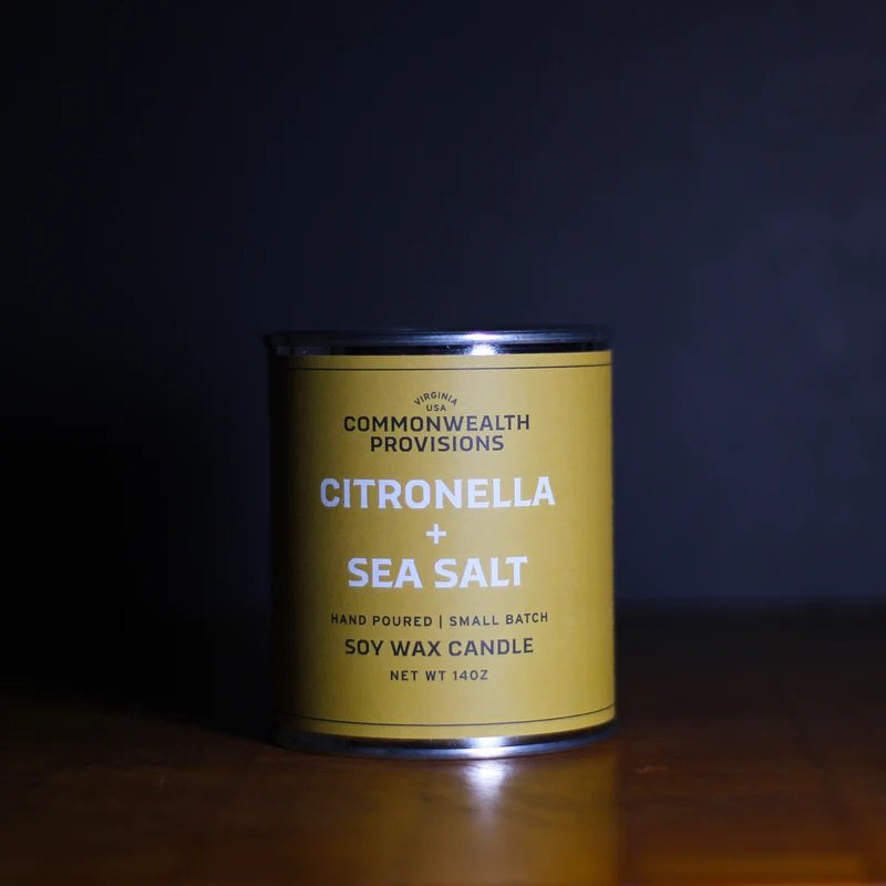 CITRONELLA + SEA SALT CANDLE