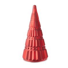 Holiday Time Christmas Matte Red Glass Tree Tabletop Decoration, 12" - Walmart.com