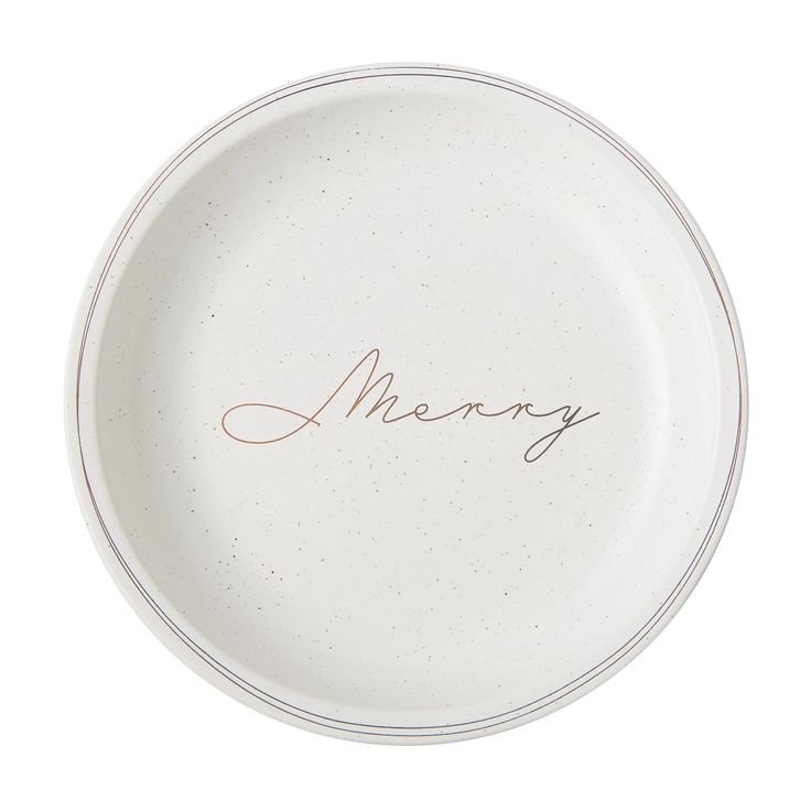 Better Homes &amp; Gardens Merry Stoneware Appetizer Plate - Walmart.com