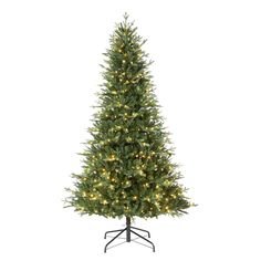 7.5ft. New Haven Fraser Fir Artificial Christmas Tree, Warm White LED Lights