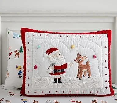Rudolph® Quilted Shams | Pottery Barn Kids (Copy) (Copy)