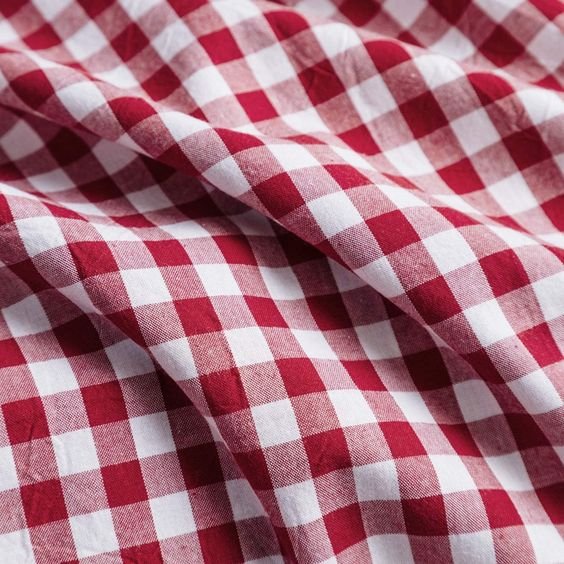 Amazon.com: SUSYBAO Red Gingham Duvet Cover Queen 100% Washed Cotton Farmhouse Plaid Duvet Cover ...