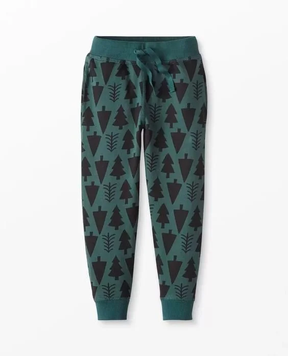 Holiday Print Sweatpants In French Terry