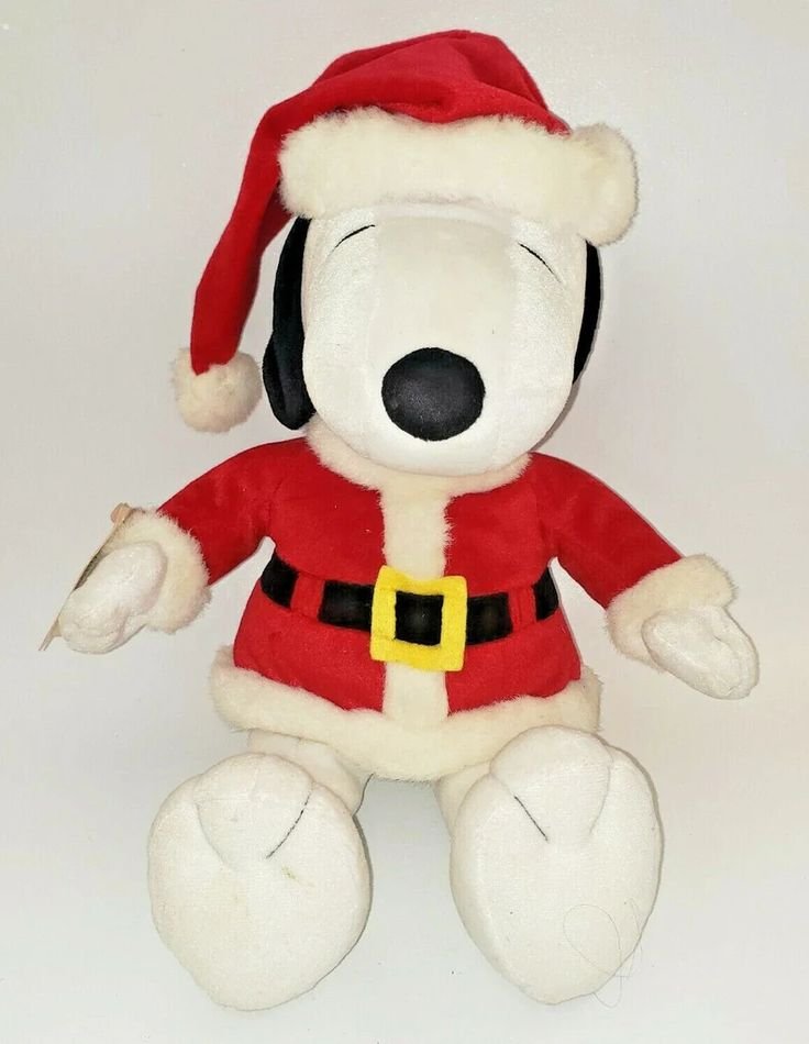 Vintage Hallmark 14 Plush Peanuts Snoopy in Christmas Santa - Etsy