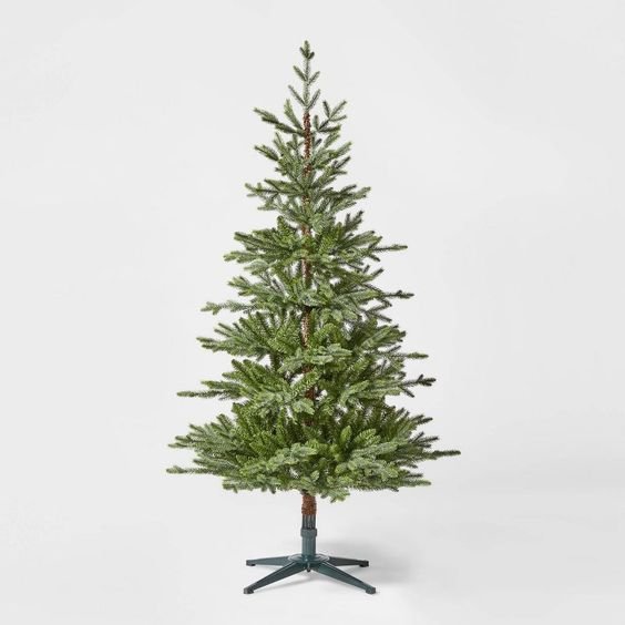 5.5' Unlit Indexed Balsam Fir Artificial Christmas Tree Green - Wondershop™