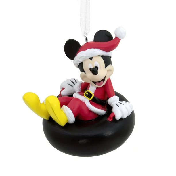 Hallmark Ornament (Disney Mickey Mouse on Snow Tube) - Walmart Exclusive