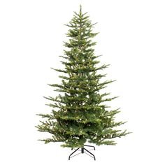 6 1/2 ft. Pre-lit Aspen Green Fir Artificial Christmas Tree 500 UL listed Clear Lights - Walmart