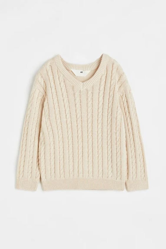 Cable-knit Sweater