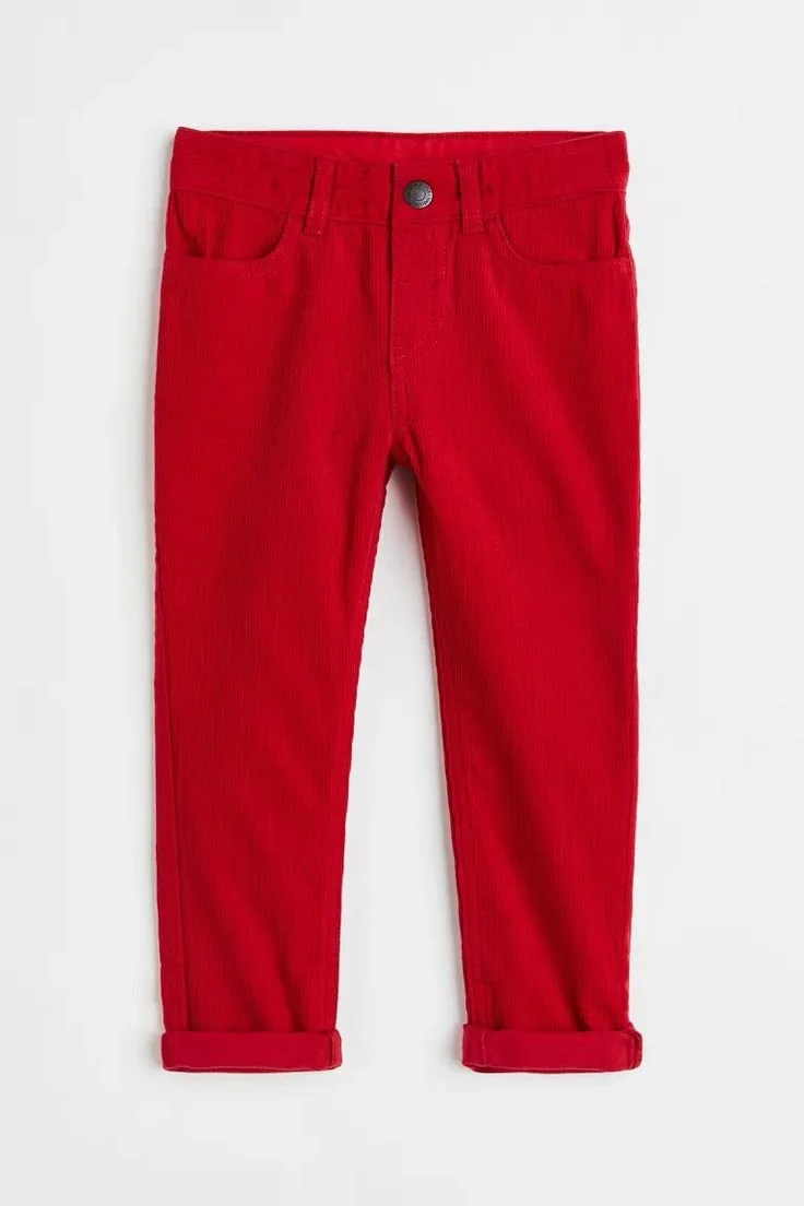 Slim Fit Corduroy Pants