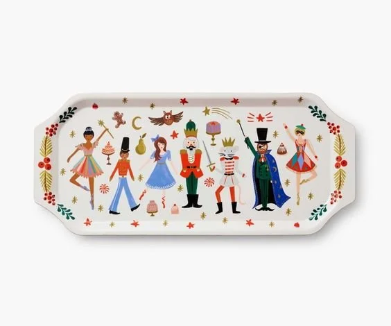 Holiday Vintage Serving Tray
